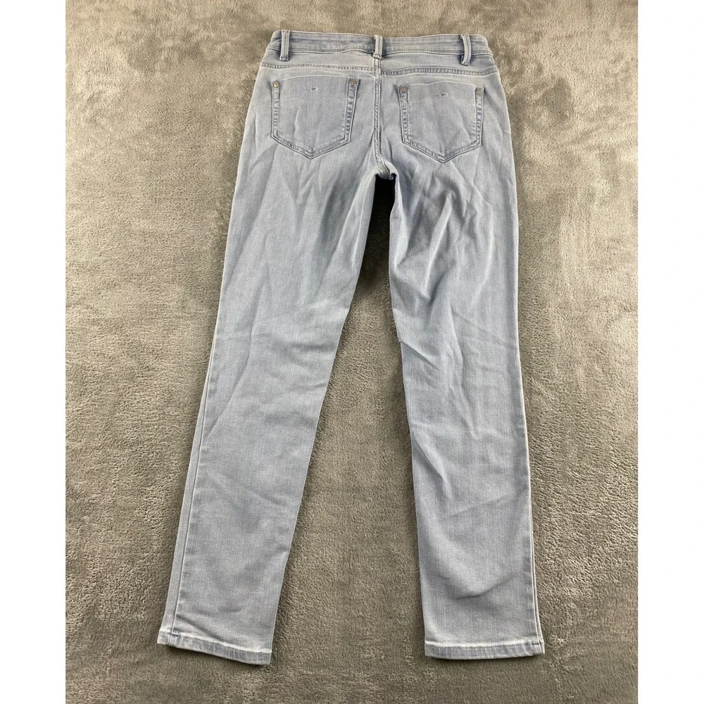 J.Jill Denim Authentic Fit Slim Ankle Jeans Light Wash Womens Size 4 Blue